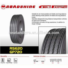 Roadshine marque pneus pneus radiaux de camion 1000-20 pneus